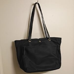 Kate Spade Everyday Black Tote with Front And Back Zip Pockets